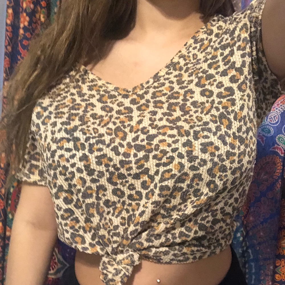 Cheetah print shirt